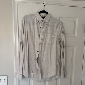 Ben Sherman Light Gray Casual Button-Down Shirt